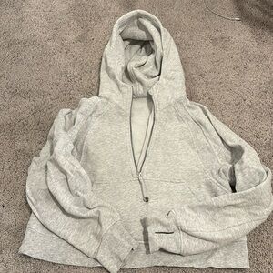 Lululemon gray scuba hoodie